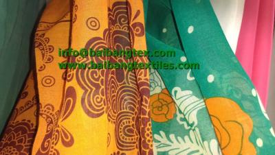 China HIGH FULL TWISTED SPUN VOILE PRINTING FABRIC for sale