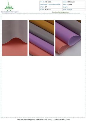 China Taslon Waterproof fabric for bags cartons luggages for sale