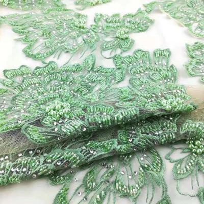 China Embroidery Lace fabric wedding fashion high quality for brand garments lace fashion for sale