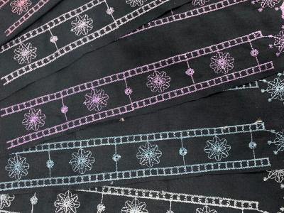 China Linen embroidery fashion fabric for sale