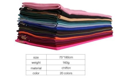 China High quality spun polyester voile p/dyed fabric for muslim shawl , scarf , dress, embroidery super fine quality top for sale