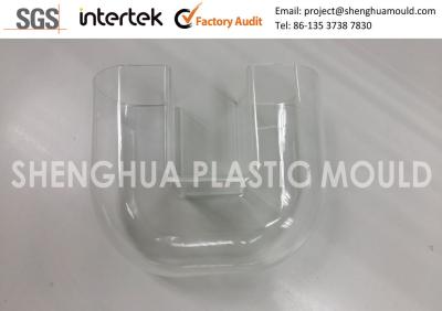 China Clear U Shaped Plastic Tube Injection Molding and Tooling Service Provider for sale