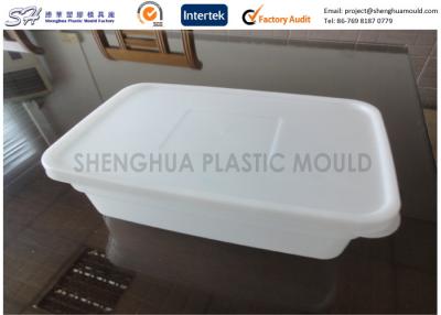 Chine Récipients de nourriture en plastique à emporter sûrs de mur mince de rectangle jetables pour le stockage à vendre