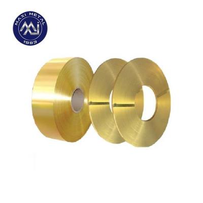 China C2700 Industry Rolled Copper Alloy H65 Copper Zinc Yellow Brass Coils for sale