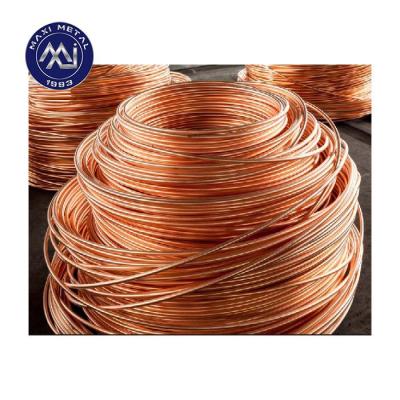 China Industry Good Quality 99.9% Pure Copper Wire 8mm 2.6mm Pure Copper Wire Iron Bar for sale