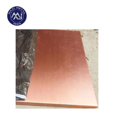 China Industry China Supplies High Quality C1100 Copper Sheet Copper Sheet T2 TP2 Copper Sheet for sale