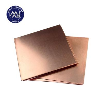 China Industry Factory Supply Copper Beryllium Sheet C172 Suppliers for sale