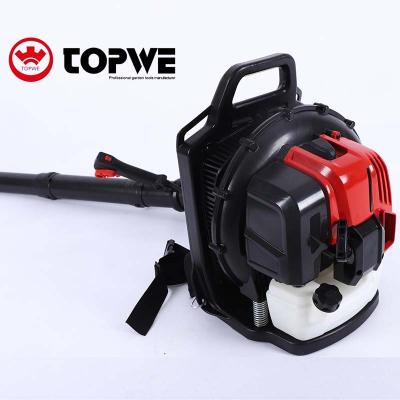 China TOPWE High Quality Leaf Vacuum 2 Load Blower Vacuum 52cc Blower High Pressure 5201 for sale