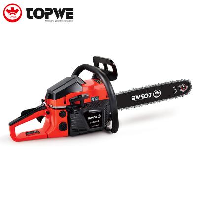 China 2-Stroke TOPWE OEM Factory Chainsaw 2 Stroke Wood Saw Single Cylinder Gasoline Chainsaw for sale