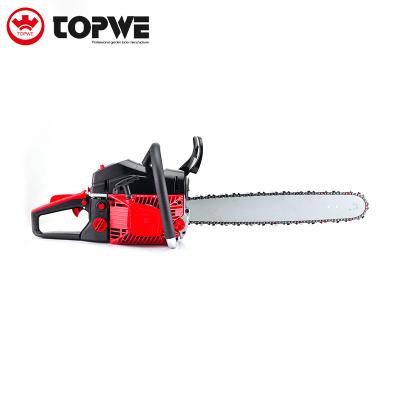 China TOPWE 2-Stroke Saw Wood Air Cooled Wood Cutter Hot Selling Air Cooled Chainsaw for sale