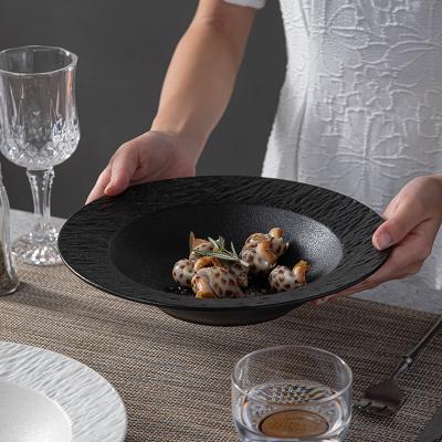 China Wind Sustainable Nordic Border Thermal Recovery Ceramic Dishes And Tableware Set Wholesale Dish Home for sale