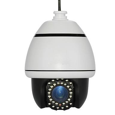 China 0°-90°, Auto Flip H.264 D1 Mini IR High Speed Dome IP Camera, 10X Zoom With 30m Day / Night IR Range for sale