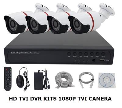 China 4 Channel HD TVI DVR HDMI Embedded Linux Low Loss Transmission for sale