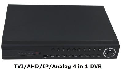 China Digital HD TVI DVR 4 In 1 720P With 500m Transmission Distance for sale