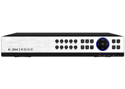 China 16CH Hybrid DVR Digital Video Recorder With Metal Wire Draw Front Panel for sale