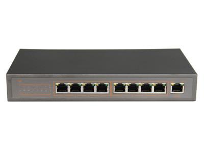 China Reliable CCTV Camera Spare Parts , Compact 8 Ports POE Switch for sale