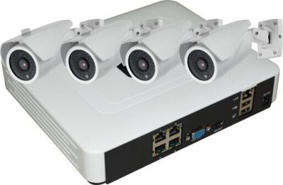 China White / Grey Mini HD Network Video Recorder IP Camera POE NVR WIFI 3G 720P HD for sale