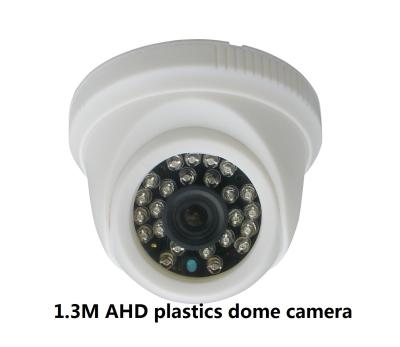 China P2P coaxiale Transmissiehd AHD Camera, 720P Plastic Koepelahd Camera Te koop