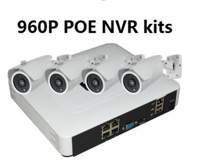 China 1.3 Megapixels NVR Recorder For Ip Cameras , 960P 4 CH HD NVR Kits for sale