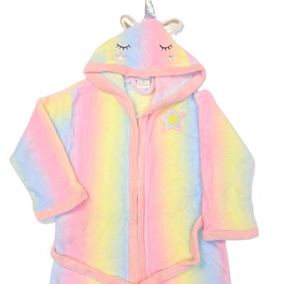 China 2022 New Cartoon Style Children Pajamas Factory Custom Colorful Cute Unicorn Sleepwear Wholesale Thermal Custom Pajamas for sale