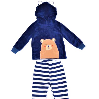 China 2022 new cartoon style children pajamas little bear antibacterial custom made pajamas factory wholesale cute colorful custom sleepwear for sale