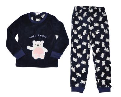 China 2022 new cartoon style children pajamas little bear antibacterial custom made pajamas factory wholesale cute colorful custom sleepwear for sale