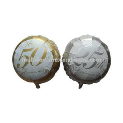 China Promotional Toy Customized Mylar Metallic Helium Foil Balloon for sale