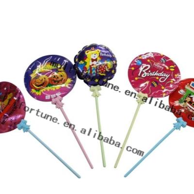 China Promotional Toy OEM Automatic Inflated Foil Balloons With Cup Stick for sale