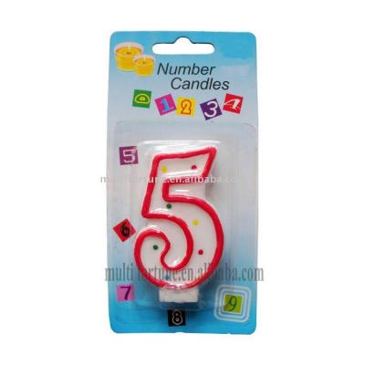 China COLOR CHANGING Number Shape Birthday Candle for sale