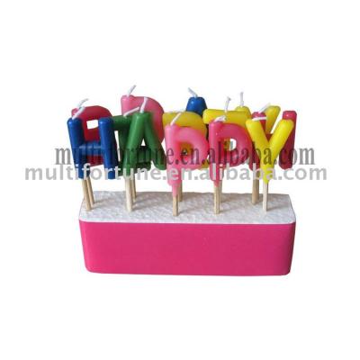 China COLOR CHANGING Happy Birthday Candle for sale