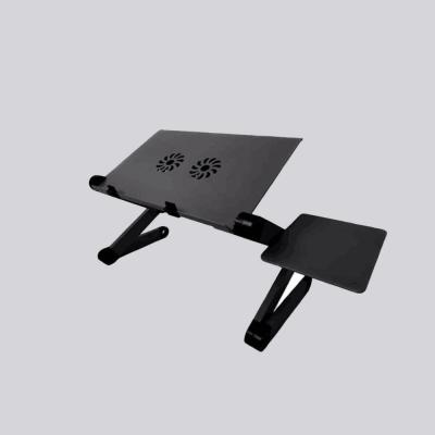 China Portable Multi-Function Foldable Metal Gaming Desk Height Laptop Foldable Adjustable Home Table On Bed for sale