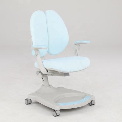 China 2021 Modern Comfortable New Blue Safety Children's Ergonomic Study Table Chair for sale