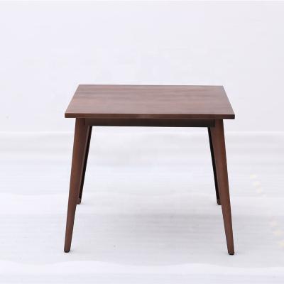 China Retro Metal Dining Table Table Home Apartment Small Square Dining Table Italian Minimalist Metal Restaurant for sale