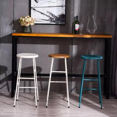 China Nordic style industrial metal retro retro bar stool high chair for sale