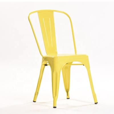 China American Industrial Classic Metal Restaurant Style Modern Dining Chair for sale