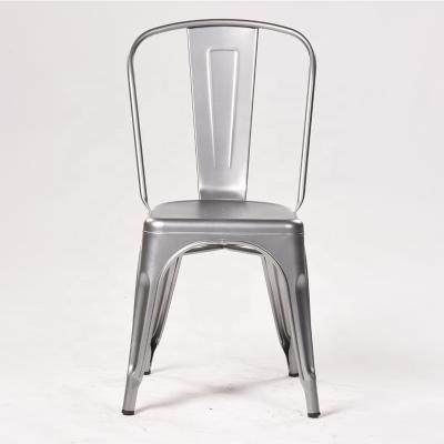 China American Industrial Classic Style Home Restaurant Classic Metal Dining Chairs for sale