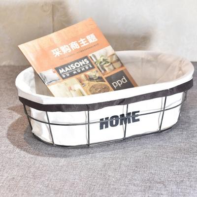 China Dustproof Stocked Metal Mesh Laundry Natural Baskets Picnic Storage Baskets With Netting for sale