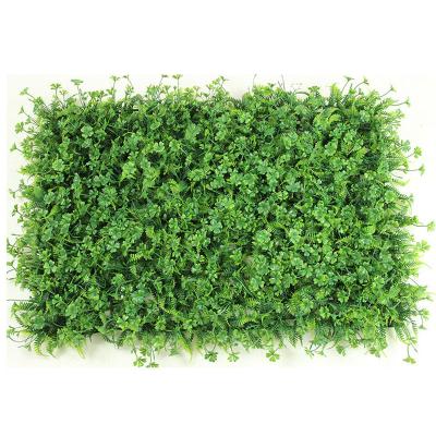 China Eco-friendly Anti-UV Plastic High Quality Artificial Boxwood Hedge Panels Vertical Green Plant Garden Wall For Indoor Outdoor Decoration for sale