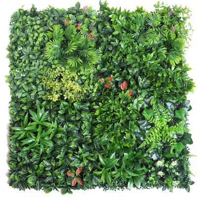 China Factory Production Artificial Boxwood Hedge Mat Hedges Privacy Fence Panel Green Backdrop For Wedding Decor/Decoration for sale