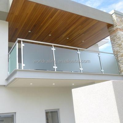 China Simple Design Modern Stainless Balustrade YL Railing Outdoor Glass Staircase for sale