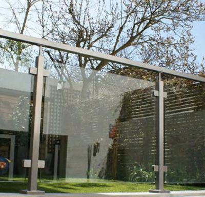 China YL Modern Factory Price Fencing Stainless Steel Framed Glass Balustrade for sale