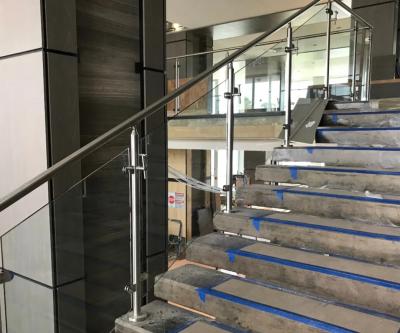 China Bluastrade YL popular around the world clamp glass balustrade for home stair balcony for sale