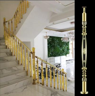 China New Designs Stair Balusters Staircase Decoration Crystal Balustrade Home Crystal Balustrade Modern Y L Modern Spiral Staircase for sale