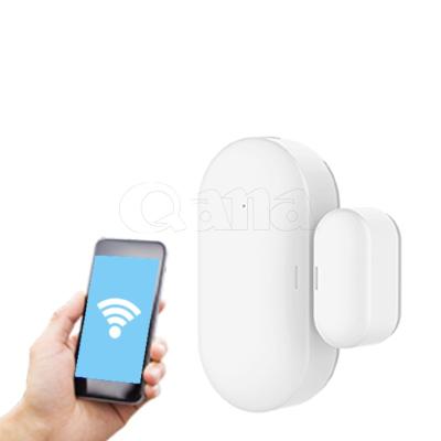 China QANA Wifi Control Home Security System Smart Door Sensor For Kids Burglar Safe Anti Theft Alarm QS12 for sale