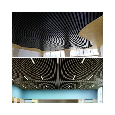 China Rectangular Decorative Thermal Insulation Sound Absorbing Ceiling Metal Ceiling for sale