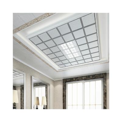 China Long Life Aluminium Material Fireproof Ceiling Board Hotel Lobby Honeycomb Ceiling for sale