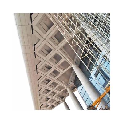 China Long Life Building Facade Decorative Hanging Curtain Wall Fluorocarbon Aluminum Veneer Te koop