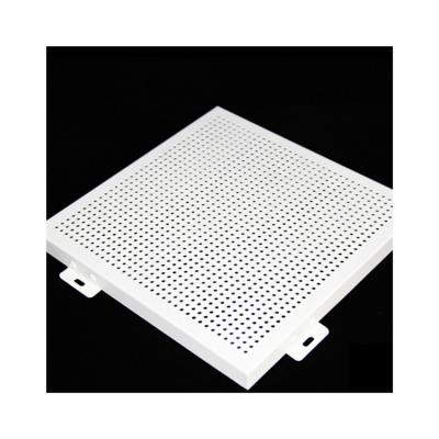 China Manufactory Direct Waterproof Round Hole Technal Aluminuim Perforated Curtain Wall Te koop