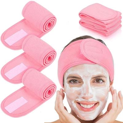 China Headband Makeup Remover Wash Face Headband Sports Adjustable Yoga Headband HA086 for sale