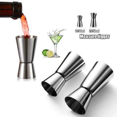 China 15/30ml or 25/50ml Stainless Steel Viable Cocktail Shaker, Alcohol Measuring Cup, Kitchenware Instrument for sale